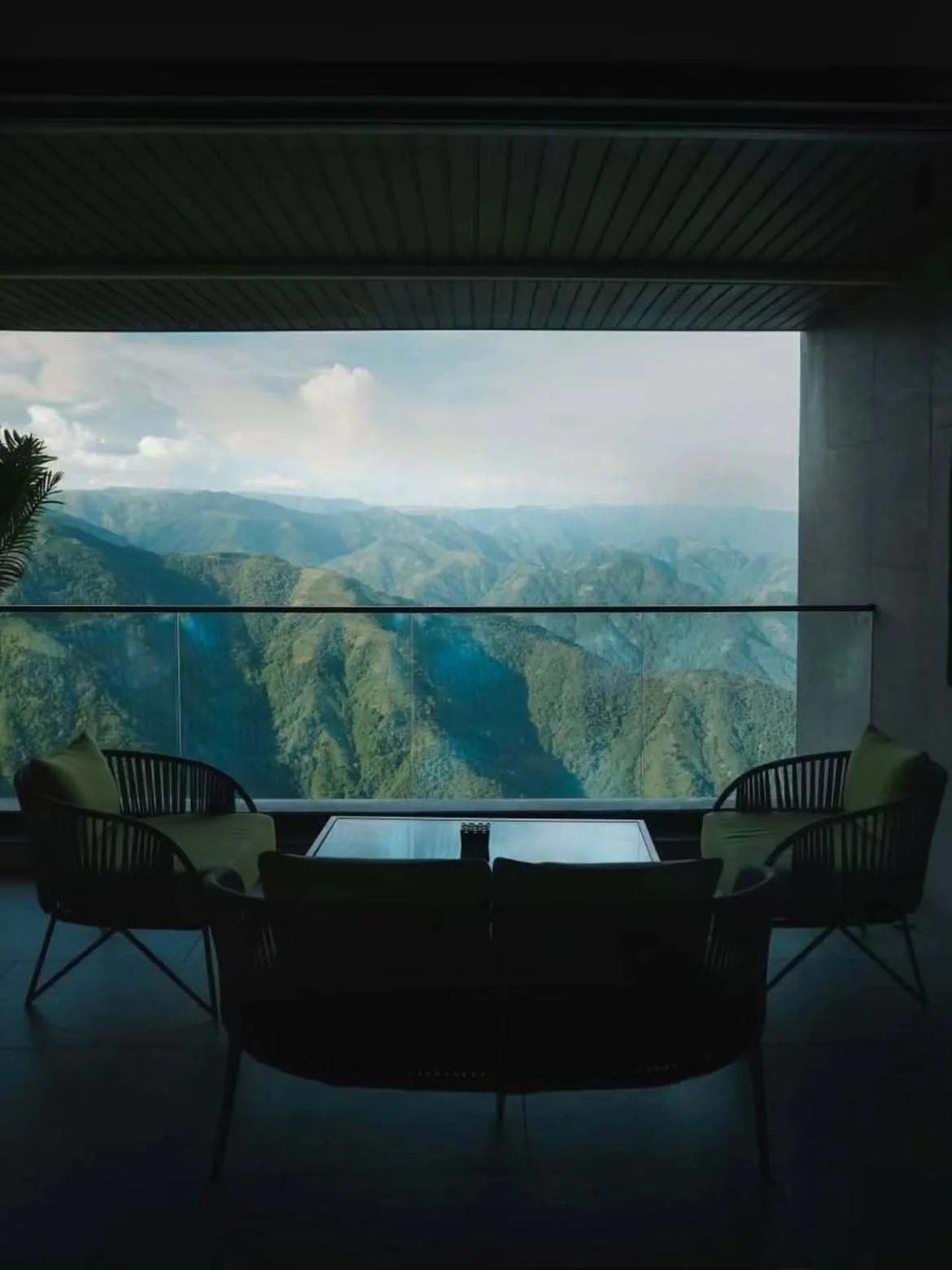 Peaceful resort view